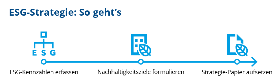 ESG-Strategie: So geht's - ESG-Kennzahlen erfassen, Nachhaltigkeitsziele formulieren, Strategie-Papier aufsetzen